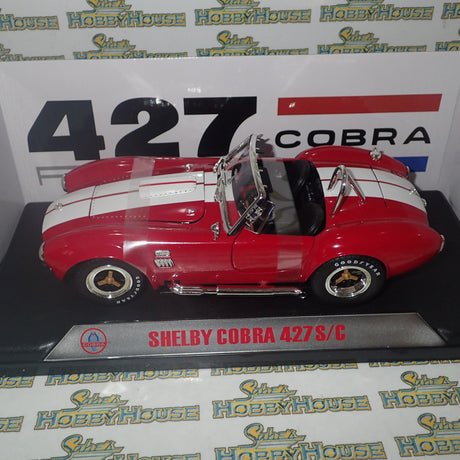 Shelby Collectibles SC-122 - 1/18 Scale 1965 Shelby Cobra 427 S/C - Red