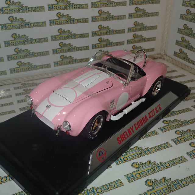 Shelby Collectibles SC-114 - 1/18 Scale 1965 Shelby Cobra 427 S/C - Pink