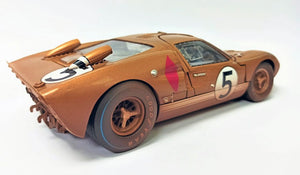 Shelby Collectibles SC-403R - 1/18 Scale #5 FORD GT40 MKII - 24 HOURS OF LE MANS 1966 - 3RD PLACE - AFTER RACE