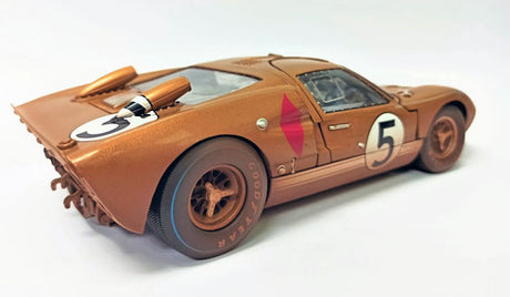 Shelby Collectibles SC-403R - 1/18 Scale #5 FORD GT40 MKII - 24 HOURS OF LE MANS 1966 - 3RD PLACE - AFTER RACE