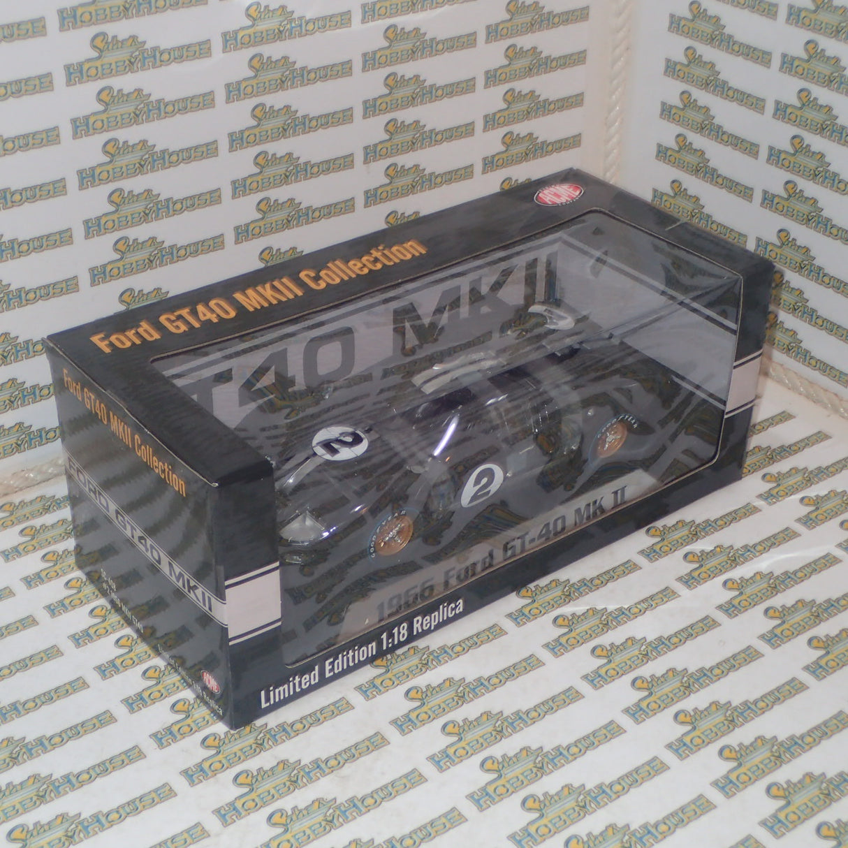 Shelby Collectibles SC-408 - 1/18 Scale #2 FORD GT40 MKII - 24 HOURS OF LE MANS 1966 - 1ST PLACE