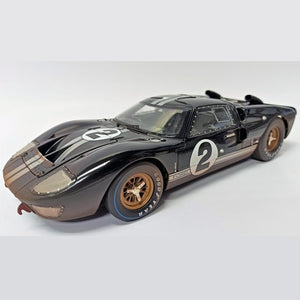 Shelby Collectibles SC-411R - 1/18 Scale #2 FORD GT40 MKII - 24 HOURS OF LE MANS - 1ST PLACE - AFTER RACE