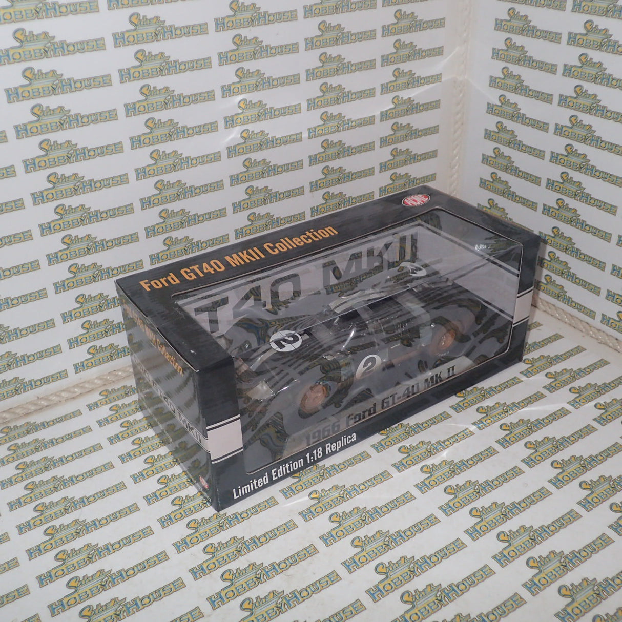 Shelby Collectibles SC-411R - 1/18 Scale #2 FORD GT40 MKII - 24 HOURS OF LE MANS - 1ST PLACE - AFTER RACE