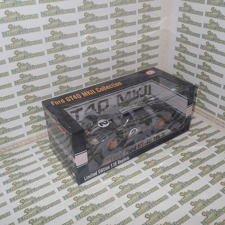 Shelby Collectibles SC-411R - 1/18 Scale #2 FORD GT40 MKII - 24 HOURS OF LE MANS - 1ST PLACE - AFTER RACE