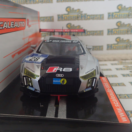 Scaleauto SC-6163R - 1/32 Scale - Audi R8 LMS GT3 24h Nurburgring 2015 #28 R Chassis Slot Car