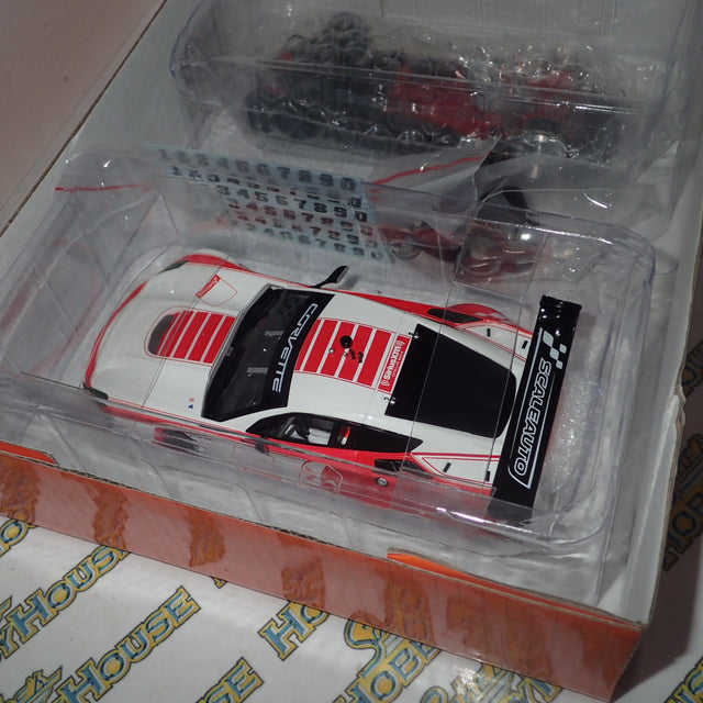 ScaleAuto SC-6179a - 1/32 Scale 2017 Chevrolet Corvette C7R GT3 Cup Edition White / Red R-Version Slot Car