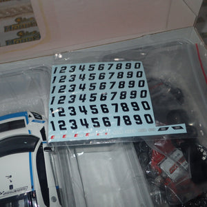 Scaleauto SC-6180b - 1/32 Scale Audi R8 LMS GT3 Cup 2017 in White/Blue Slot Car