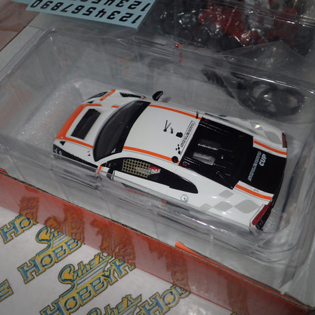 Scaleauto SC-6180d - 1/32 Scale Audi R8 LMS GT3 Cup 2017 in White/Orange Slot Car