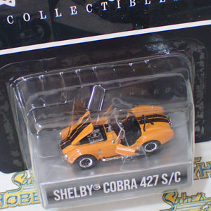 Shelby Collectibles SC-705-O - 1/64 1965 Shelby Cobra 427 S/C - Orange w/ Black Stripes