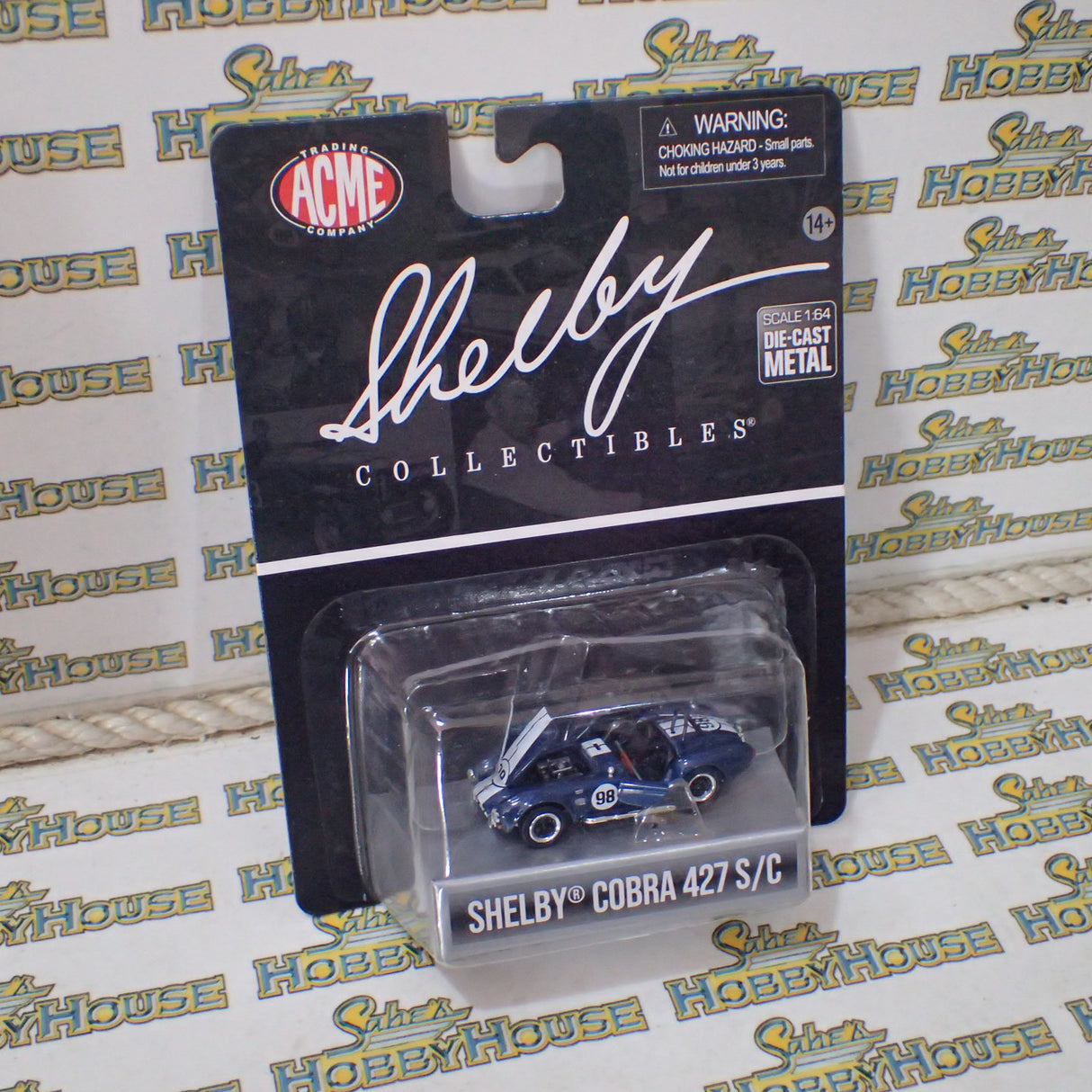Shelby Collectibles SC-705-98 - 1/64 #98 1965 Shelby Cobra 427 S/C