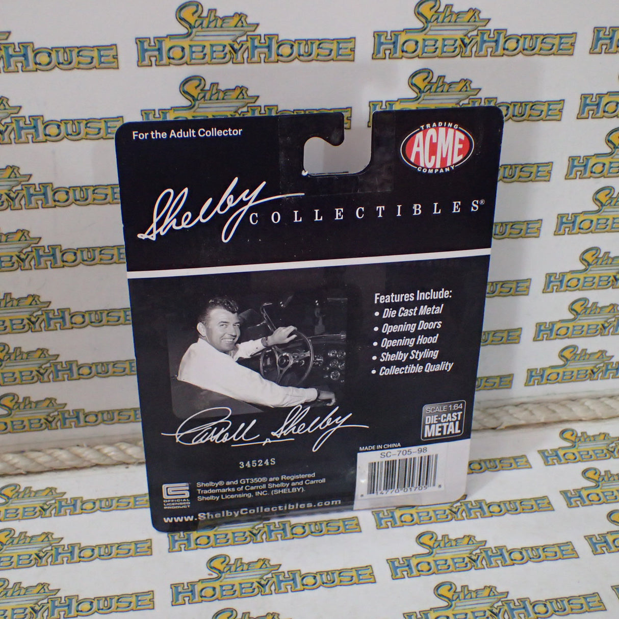 Shelby Collectibles SC-705-98 - 1/64 #98 1965 Shelby Cobra 427 S/C