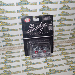 Shelby Collectibles SC-705-M - 1/64 1965 Shelby Cobra 427 S/C - Raw Metal w/ Red Tires