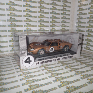 Shelby Collectibles SC18002 - 1/18 Scale #4 1967 Mercury GT40 MKII - Daytona 24 Hour