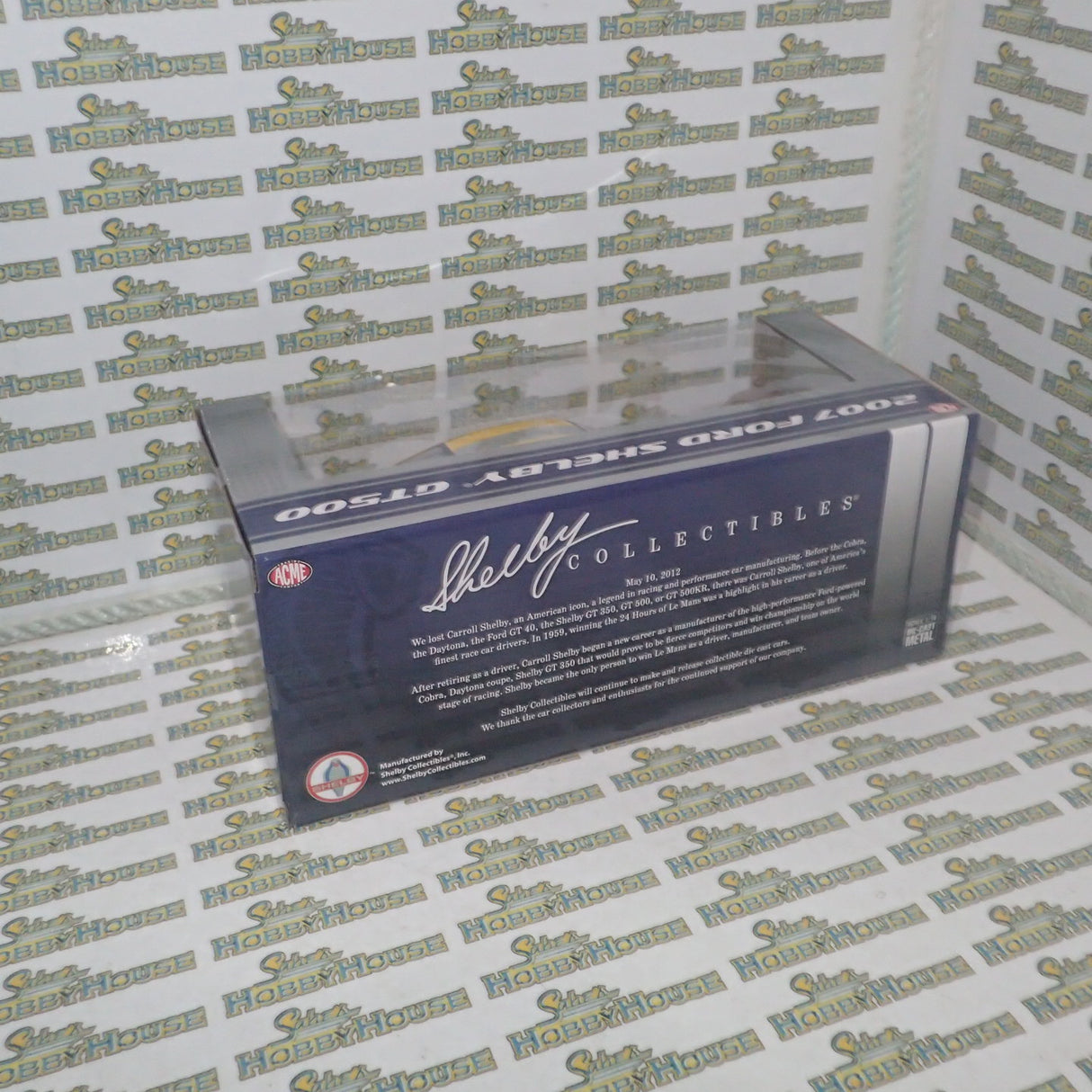 Shelby Collectibles SC18005 - 1/18 2007 Ford Mustang Shelby GT500 - Yellow scale replica