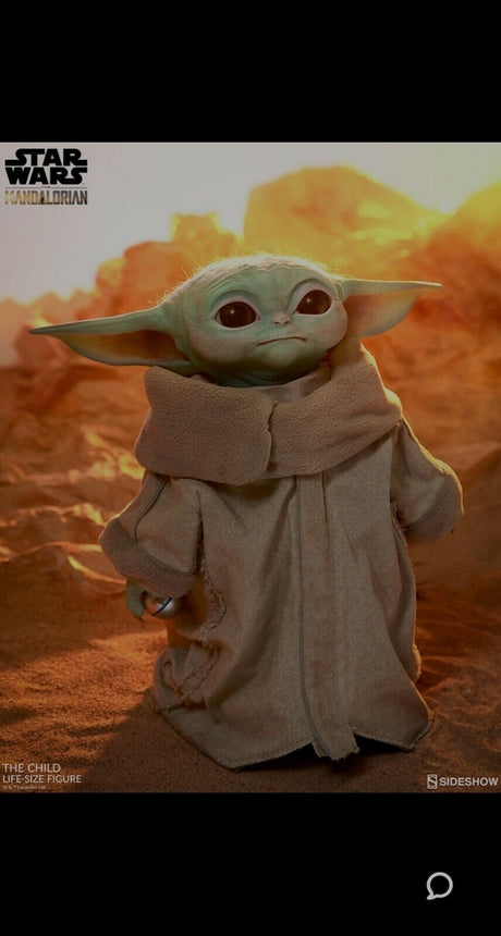 Sideshow Collectibles SID400369- Star Wars: The Mandalorian - Grogu The Child Life-Size Statue