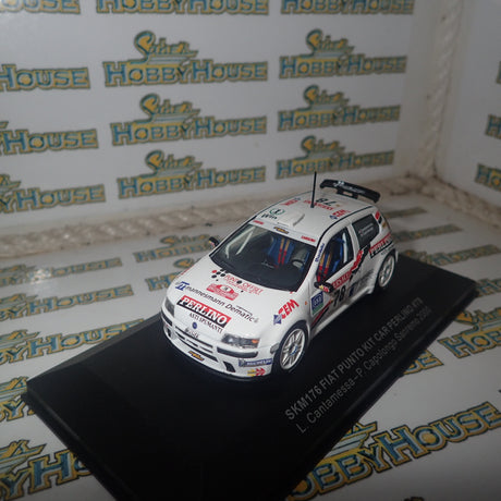 SKID SKM176 - 1/43 Scale Fiat Punto Kit Car Perlino #78 L. Cantamessa - P. Capolono Sanremo 2000 Diecast Scale Model Replica