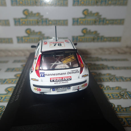 SKID SKM176 - 1/43 Scale Fiat Punto Kit Car Perlino #78 L. Cantamessa - P. Capolono Sanremo 2000 Diecast Scale Model Replica