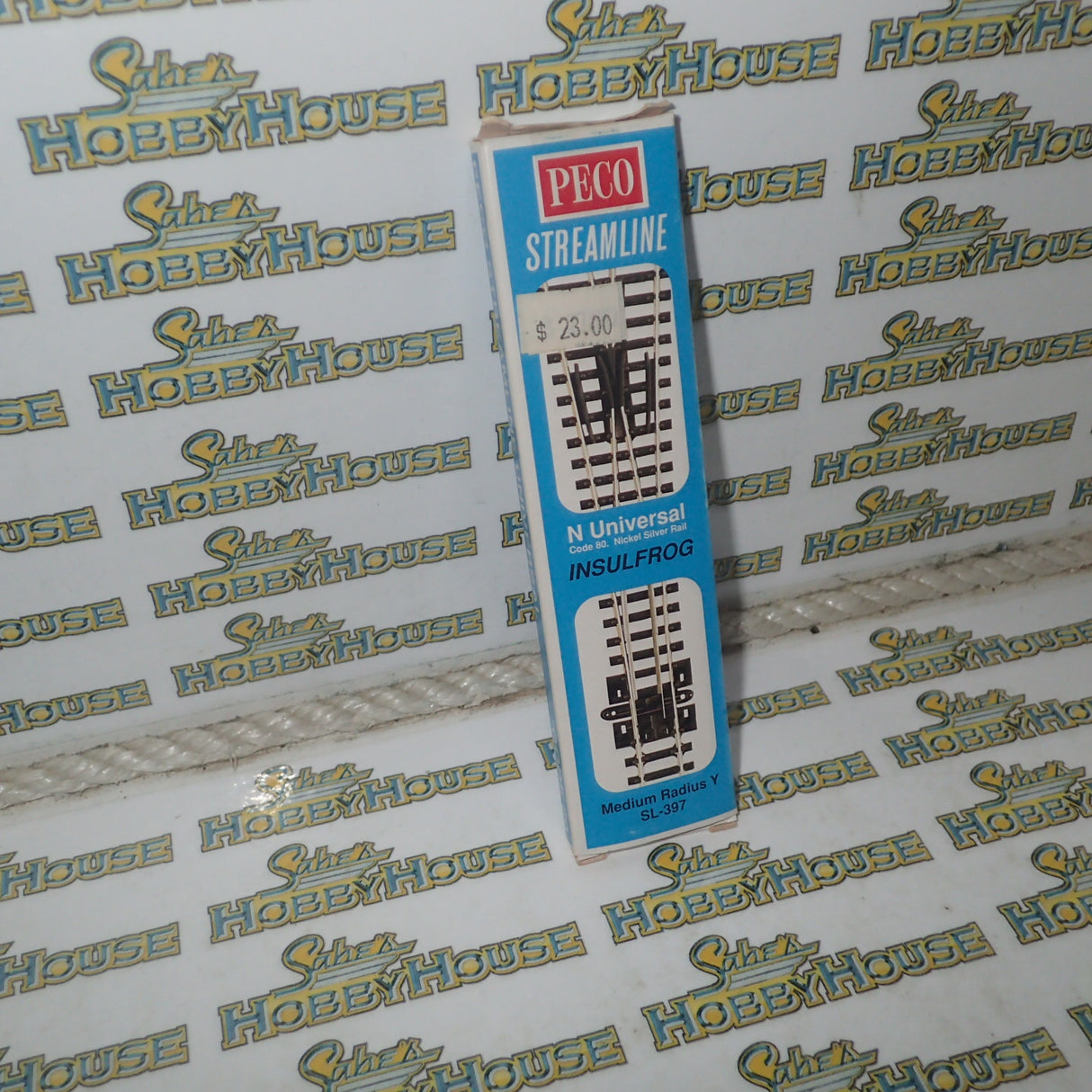 PECO – N Gauge/Scale – Code 80 Medium Radius Y Turnout #SL-397