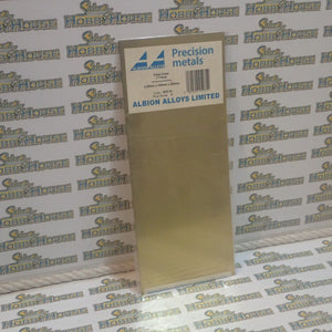 Albion Alloys - Precision Metals - Brass Sheet (0.25mm x 100mm x 250) 305mm Long