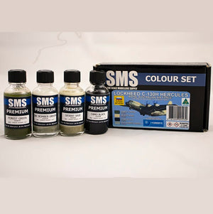 The Scale Modellers Supply - RAAF01 C-130 HERCULES LACQUER PAINT SET