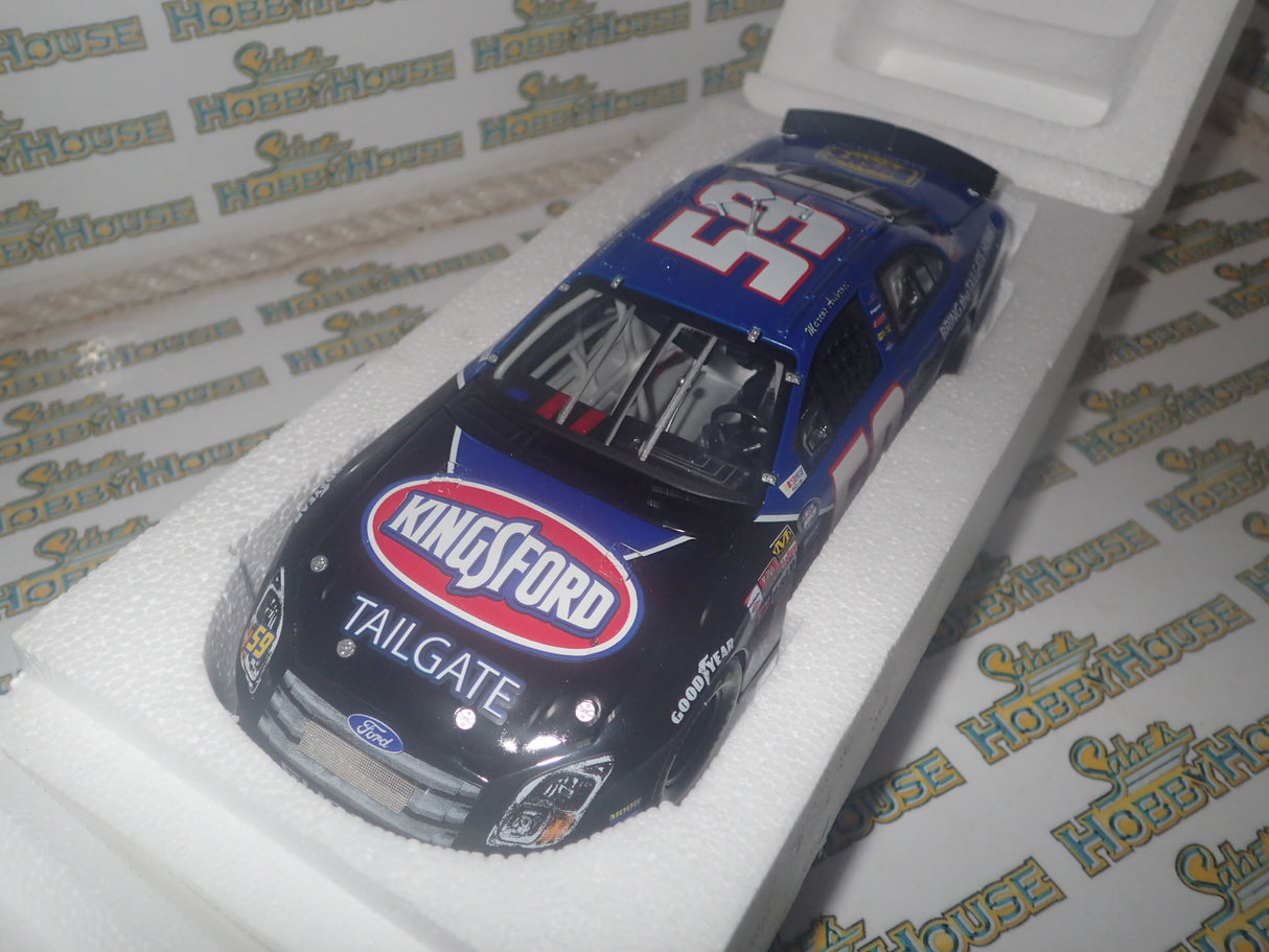 CFS Checkered Flag Sports - 1/24 Scale - Champion Series - 2008 Ambrose #59 “Kingsford Tailgate” Ford Fusion Diecast Model Replica