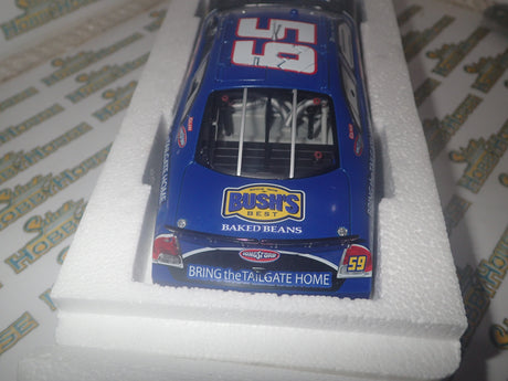 CFS Checkered Flag Sports - 1/24 Scale - Champion Series - 2008 Ambrose #59 “Kingsford Tailgate” Ford Fusion Diecast Model Replica