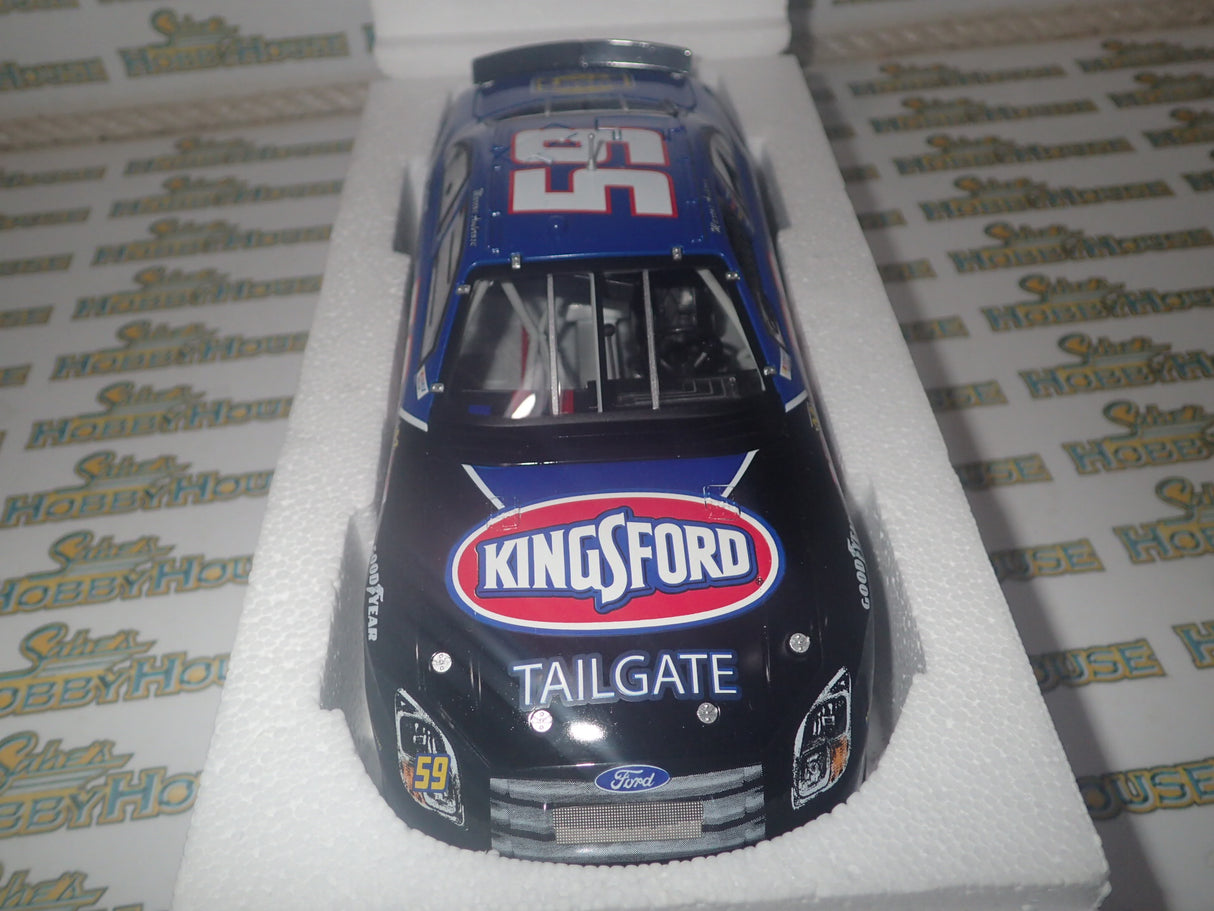 CFS Checkered Flag Sports - 1/24 Scale - Champion Series - 2008 Ambrose #59 “Kingsford Tailgate” Ford Fusion Diecast Model Replica