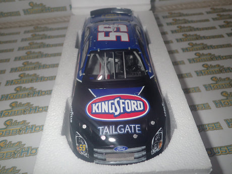 CFS Checkered Flag Sports - 1/24 Scale - Champion Series - 2008 Ambrose #59 “Kingsford Tailgate” Ford Fusion Diecast Model Replica