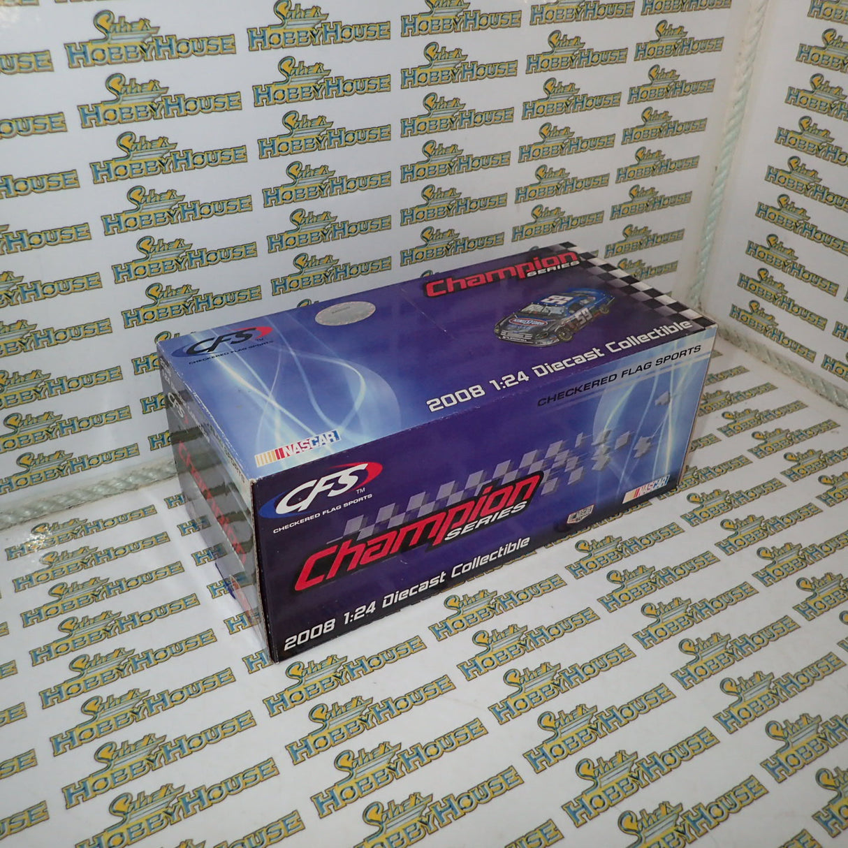 CFS Checkered Flag Sports - 1/24 Scale - Champion Series - 2008 Ambrose #59 “Kingsford Tailgate” Ford Fusion Diecast Model Replica