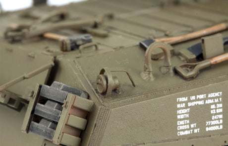 Meng Models TS-045 - 1/35 Scale - Tyrannosaurus Series - U.S. Assault Tank M4A3E2 Jumbo Plastic Model Kit