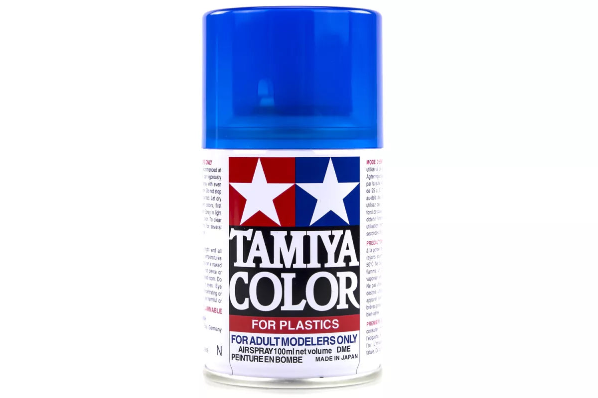 Tamiya 85072 - TS-72 Clear blue Lacquer Spray Paint