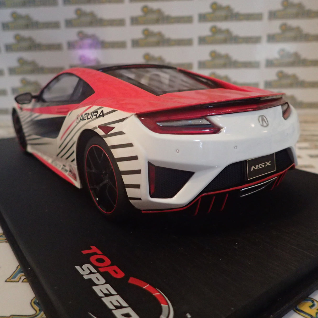 Top Speed Models TS0010 - 1/18 Scale - Acura NSX 2015 Pikes Peak Pace Car Scale Model Replica