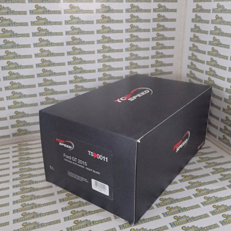 Top Speed TS0011 - 1/18 Scale Ford GT 2015 Chicago Auto Show - Ingot Silver Model Replica