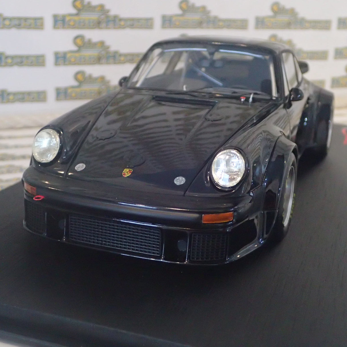 Top Speed Models TS0060 - 1/18 Scale - 1976 Porsche 934 in Black Model Replica