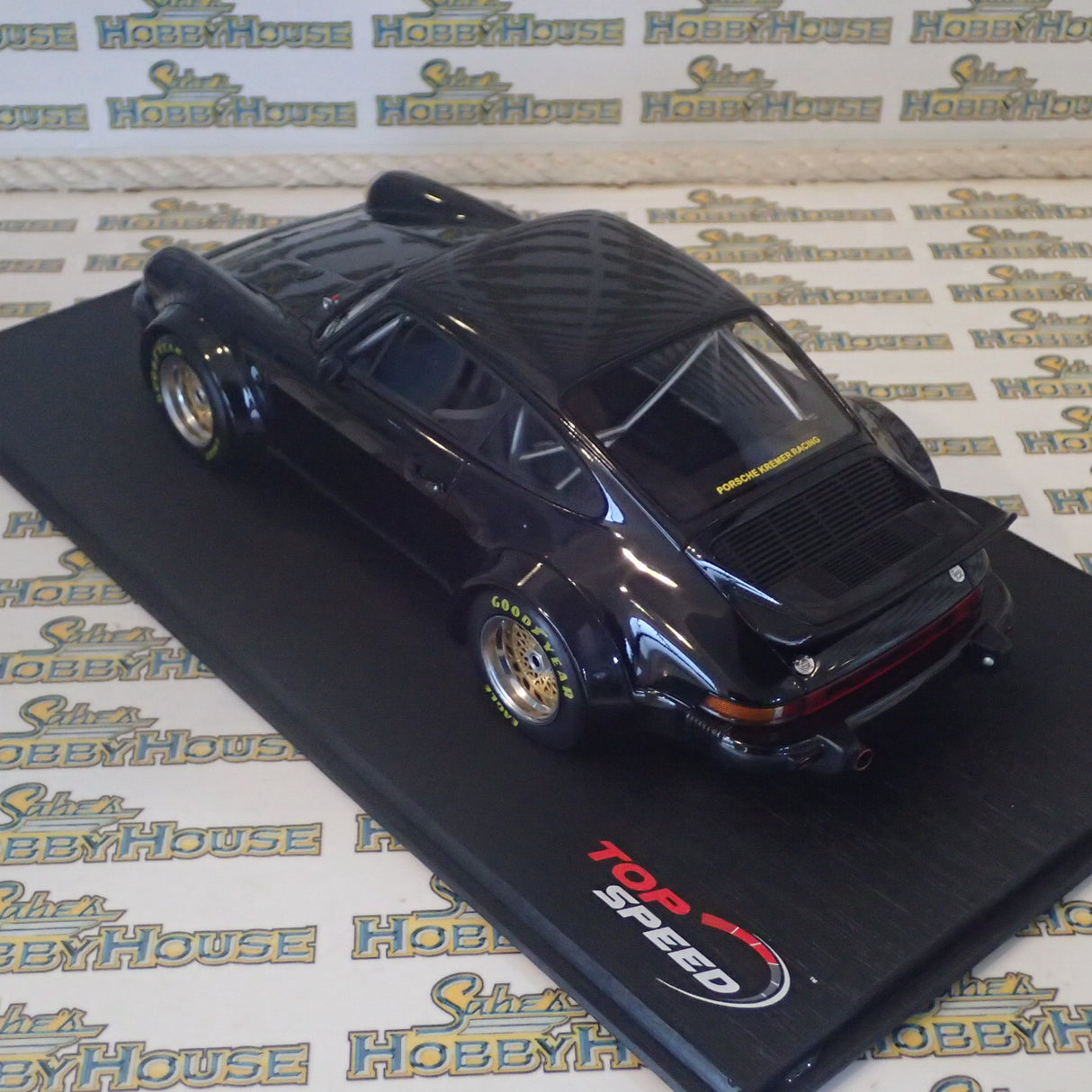 Top Speed Models TS0060 - 1/18 Scale - 1976 Porsche 934 in Black Model Replica