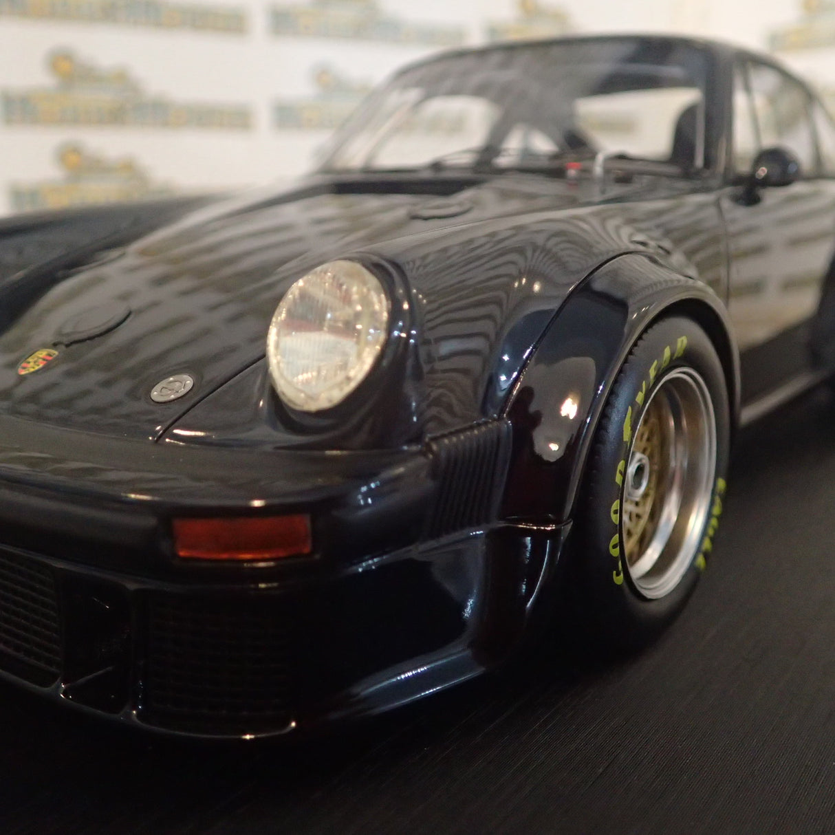 Top Speed Models TS0060 - 1/18 Scale - 1976 Porsche 934 in Black Model Replica