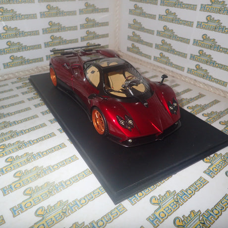 Top Speed Models TS0098 - 1/18 Scale - Pagani Zonda F in Rosso Dubai Scale Model Replica