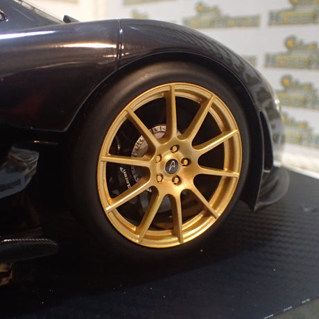 TSM Models TSM161204 - 1/12 Scale with DEFECTS 2014 McLaren P1 in Gotham Black Resin Scale Model