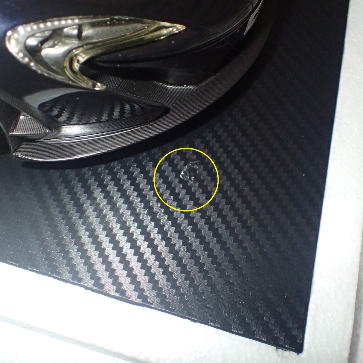 TSM Models TSM161204 - 1/12 Scale with DEFECTS 2014 McLaren P1 in Gotham Black Resin Scale Model