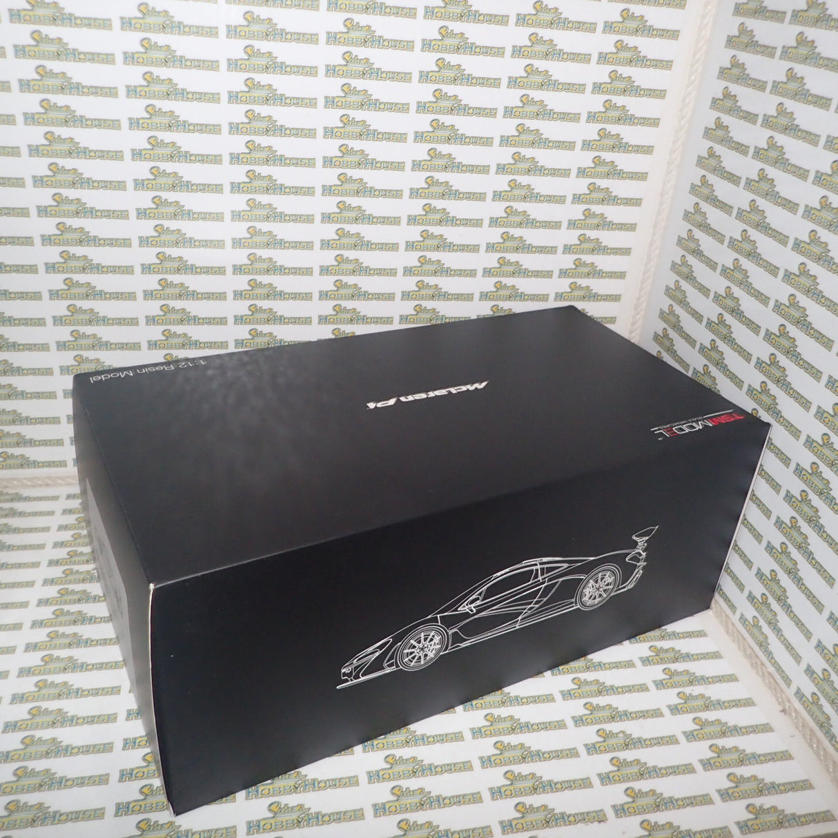 TSM Models TSM161204 - 1/12 Scale with DEFECTS 2014 McLaren P1 in Gotham Black Resin Scale Model