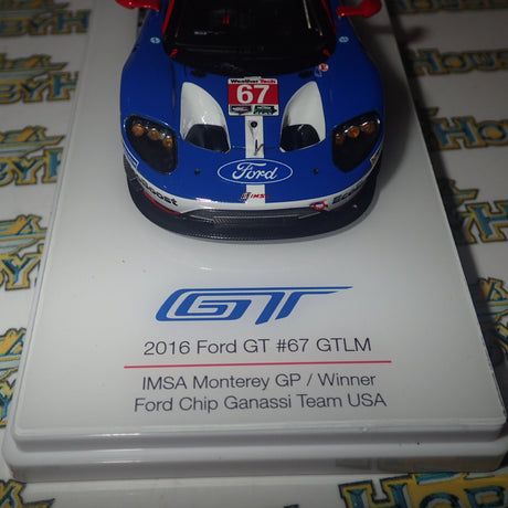 TSM Model TSM430104 - 1/43 Scale Ford GT #67 GTLM IMSA Monterey GP Winner TRUESCALE MINIATURES Model Replica