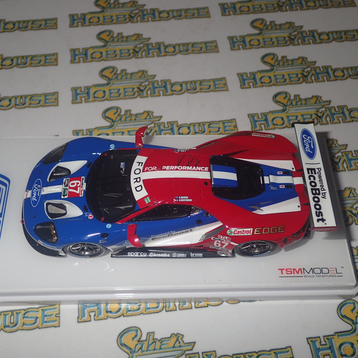 TSM Model TSM430104 - 1/43 Scale Ford GT #67 GTLM IMSA Monterey GP Winner TRUESCALE MINIATURES Model Replica