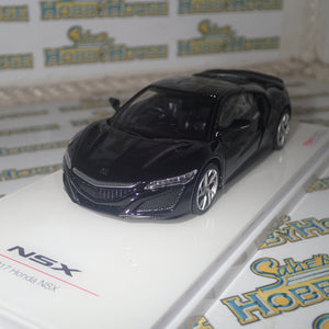 TSM Model TSM430127 - 1/43 Scale Honda NSX 2017 Berlina Black Carbon Fiber Sport Package TRUESCALE MINIATURES Model Replica