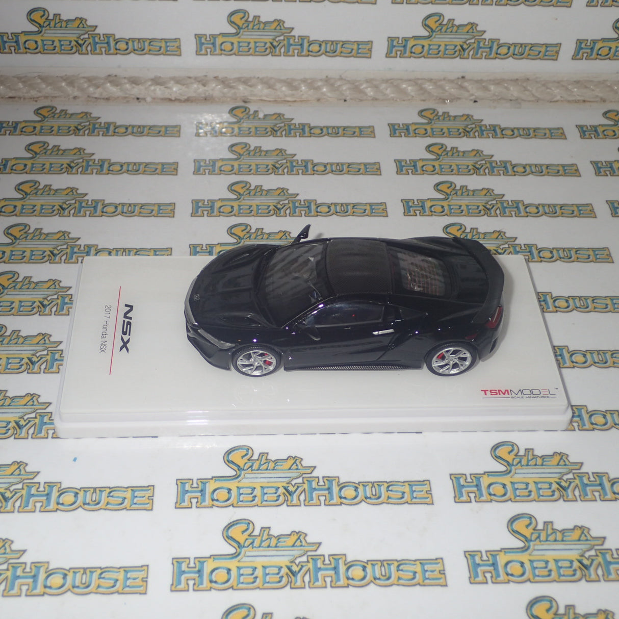 TSM Model TSM430127 - 1/43 Scale Honda NSX 2017 Berlina Black Carbon Fiber Sport Package TRUESCALE MINIATURES Model Replica