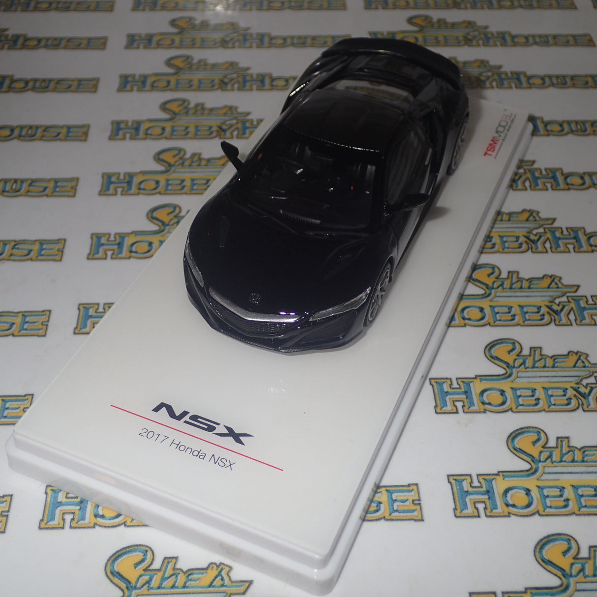TSM Model TSM430127 - 1/43 Scale Honda NSX 2017 Berlina Black Carbon Fiber Sport Package TRUESCALE MINIATURES Model Replica