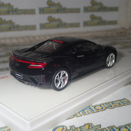 TSM Model TSM430127 - 1/43 Scale Honda NSX 2017 Berlina Black Carbon Fiber Sport Package TRUESCALE MINIATURES Model Replica