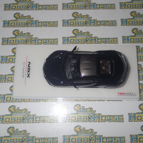 TSM Model TSM430127 - 1/43 Scale Honda NSX 2017 Berlina Black Carbon Fiber Sport Package TRUESCALE MINIATURES Model Replica