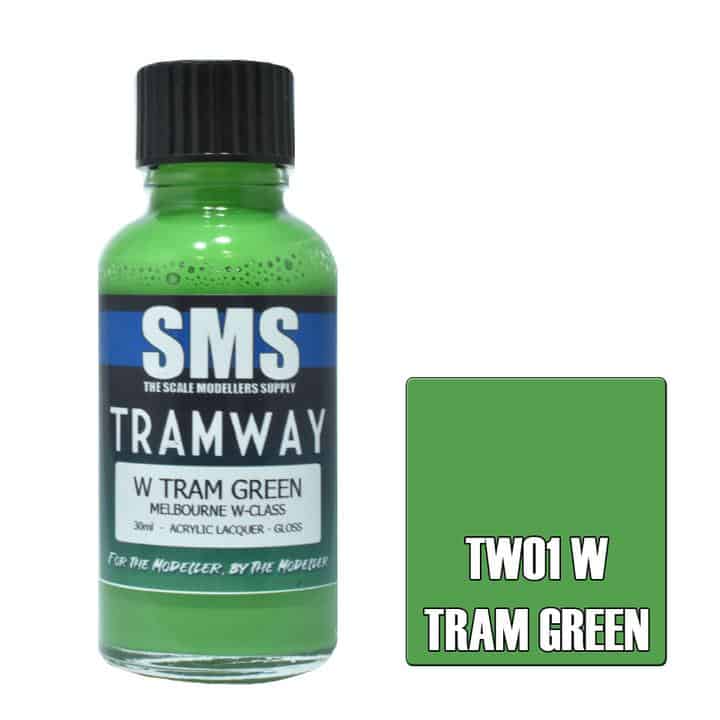 The Scale Modellers Supply - TRAMWAY - W CLASS COLOUR SET Acrylic Lacquer 3 x 30ml Bottles TWSET01
