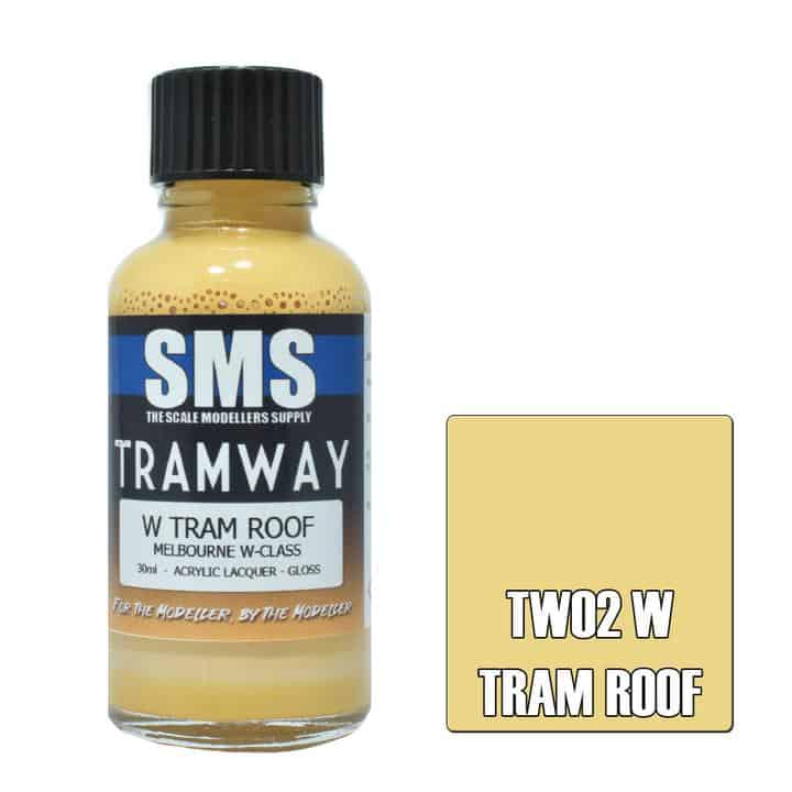 The Scale Modellers Supply - TRAMWAY - W CLASS COLOUR SET Acrylic Lacquer 3 x 30ml Bottles TWSET01