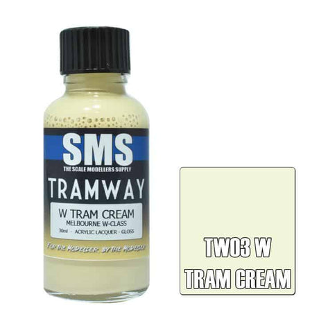 The Scale Modellers Supply - TRAMWAY - W CLASS COLOUR SET Acrylic Lacquer 3 x 30ml Bottles TWSET01